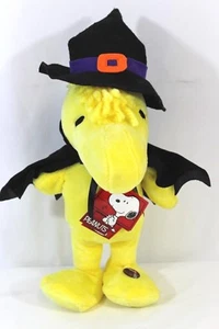 Peanuts Halloween Woodstock as Witch Sounds Dances Plush Stuffed Toy w/Tags - Picture 1 of 6