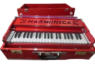 Harmonium 9 Stopper 42 keys 3.5 octave suitcase type no import duty duty free - Image 1 of 4