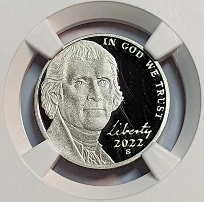 2022 S US MINT 5 CENT PROOF NICKEL NGC PF69 UCAM FIRST RELEASES 🇺🇲 - Image 1 of 4