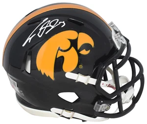 COOPER DEJEAN AUTOGRAPHED IOWA HAWKEYES SPEED MINI HELMET FANATICS - Picture 1 of 1
