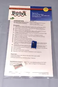 Digitrax DH127PS HO Scale 9 Pin Short Harness 2 function decoder. NIP - Picture 1 of 1