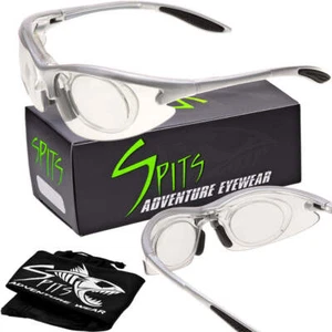 MAGshot Magnifying Hunting Shooting Safety Glasses Silver Frame - Picture 1 of 6