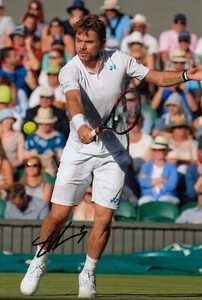 Autógrafo de tenis con foto firmada a mano de 12x8 de Stan Wawrinka 1 - Imagen 1 de 1