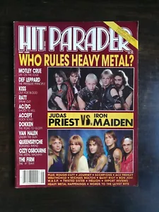 Hit Parader Magazin Mai 1985 KISS Motley Crue Sammy Hager Centerfold 624 - Bild 1 von 2
