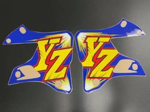 YAMAHA YZ125 YZ 250 SHROUD GRAFIK DECALS AUFKLEBER DICK HOCHWERTIG VINTAGE - Bild 1 von 7