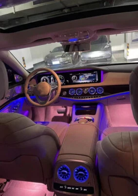 8PCS Ambient Light For Mercedes Benz E-Class W213 E300 E63S 2016-2023 AC Vent    - Image 1 of 4