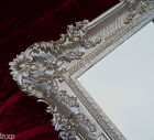 Wall Mirror Renaissance White Silver 96x57 Antique Baroque Shabby Floor Mirror