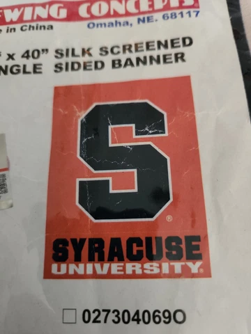Sewing concepts 30x40 Syracuse University single sided Banner Cover