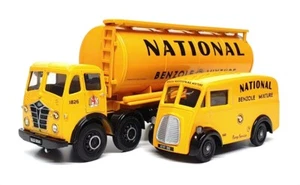 Corgi 1/50 Scale 31002 Foden FG Cylindrical Tanker & Morris J Van - Ntl Benzole - Picture 1 of 5
