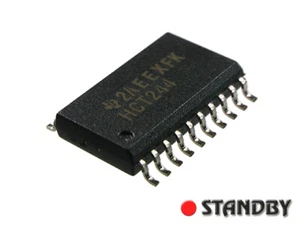 10pcs 74HCT244 SO20 TEXAS SN74HCT244DW Octal Bus Buffer with 3-State Outputs  - Bild 1 von 1