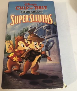 Disney Chip & Dale Rescue Rangers VHS Tape Super Sleuths S2A - Picture 1 of 4