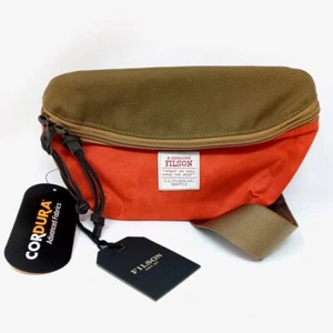Marsupio Filson Surveyor marrone/fiamma nuovo con etichette tracolla vita marsupio escursionismo - Foto 1 di 11