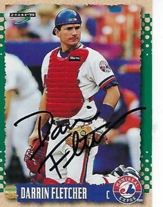 DARRIN FLETCHER SIGNED 1995 SCORE #387 - MONTREAL EXP0OS - Picture 1 of 1