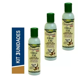 Africas Best Conditioner Originals Olive Oil Leave-In 6 Ounce (177ml) (3 Pack) - Picture 1 of 3