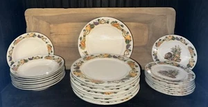 American Atelier Holiday Turkey 7032-45 Dinnerware Collection 43 Piece Set - Picture 1 of 5