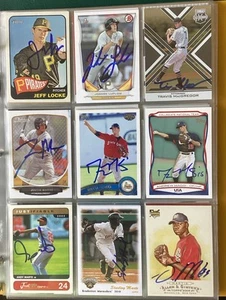 PITTSBURGH PIRATES AUTOGRAPHED SIGNED CARDS L THRU O - Picture 1 of 4