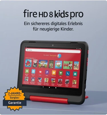 Amazon Fire HD 8 Kids Pro Tablet 2024 Rot Marvel Avengers 32GB 8 Zoll Werbefrei - Bild 1 von 2