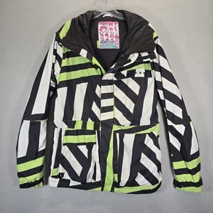 Burton Jacket Men M Green DryRide Poacher Snowboarding Hooded Winter Coat Parka - Picture 1 of 13