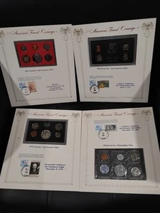 America's Finest Coinage 1963 1792 San Francisco Proof Set 3 Kennedy Half Dollar - Picture 1 of 17