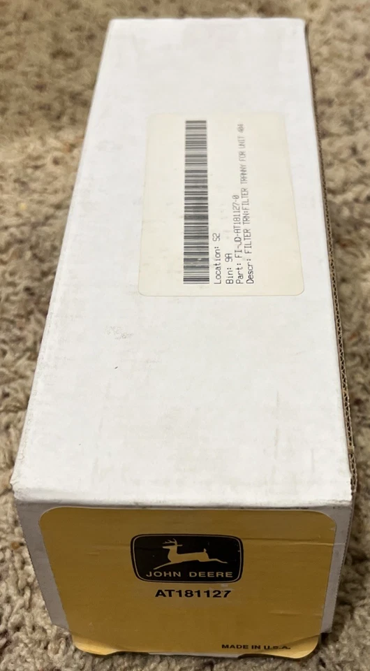 AT181127 Filter Fits John Deere, New OEM factory sealed Box, Free Shipping - Image 1 of 1