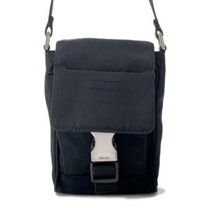 Prada Shoulder Bag Nylon PRADA 2way Waist Bag Black #PGKLBZ - Picture 1 of 7