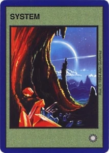 System N [Silver ringed moon, blue+red crystals] - SotG Base Set - Star of the - Picture 1 of 6