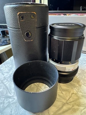 Montaje KONICA Hexanon AR 135mm f/3.5 MF con Capucha y Estuche (Excelente Estado***) Foto 1 de 4