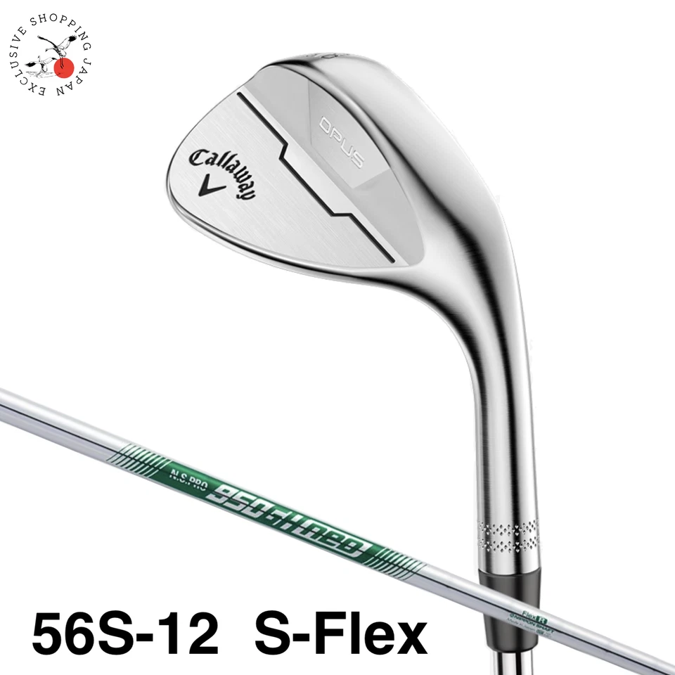 Callaway Golf OPUS Wedge Chrome Iron 56S-12 N.S.PRO 950GH neo Steel Shaft S-Flex - Image 1 of 4