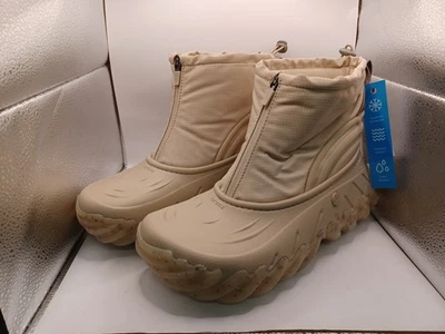 NUEVO Zueco Crocs Z Shield Eco Boot Moth Mwna Comfort en Beige Talla 11 EE. UU. Foto 1 de 4