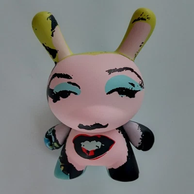 Kidrobot x Andy Warhol: Marilyn Monroe Print Dunny 3" Vinyl Pop Art Mini Figure - Image 1 of 4