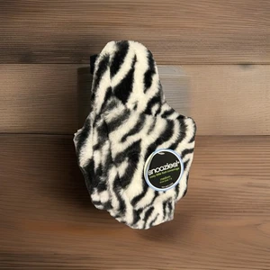 Zapatillas Snoozie para mujer blancas y negras nuevas con etiquetas - Imagen 1 de 4