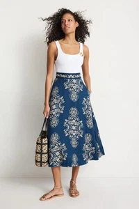 Maxi Falda Agua Bendita Suspiro Bergamota Cintas $890 Talla Pequeña - Imagen 1 de 9