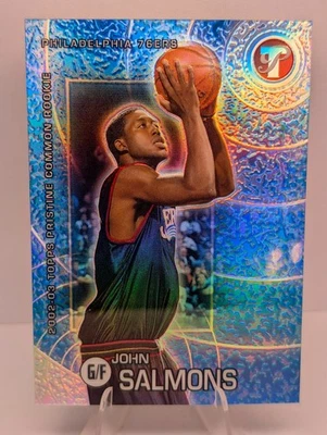 2002-03 Topps Pristine John Salmons #96 Rookie Refractor/1899 Philadelphia 76er Foto 1 de 2