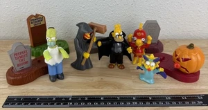 5 Die Simpsons Baumhaus des Grauens Halloween Figuren Burger King Spielzeug Homer - Bild 1 von 7