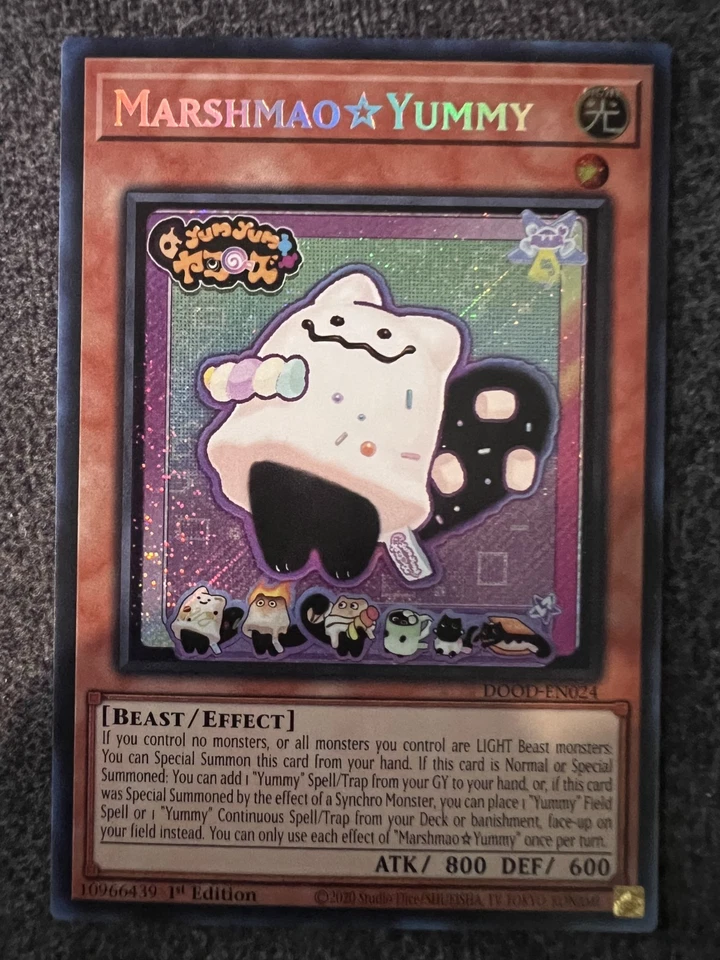 Yugioh Marshmao☆Yummy DOOD-EN024 Secret Rare 1st Edition NM - Image 1 of 1