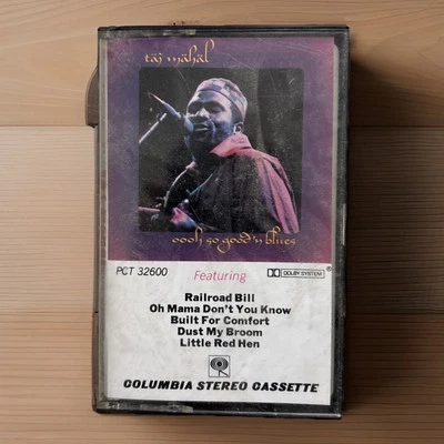 Vintage Columbia Stereo Cassette Taj Mahal “ Railroad Bill” PCT 32600 Foto 1 de 4