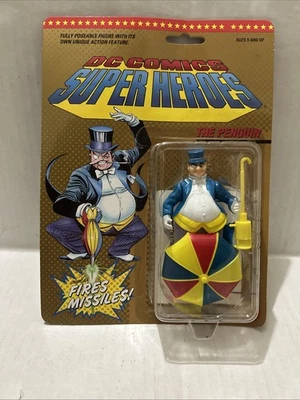 DC Comics Super Heroes Penguin Figure Toy Biz 1989 NOS NEW Vintage 80s - Image 1 of 4