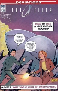 X-Files Deviations; Sub cvr; IDW, 2016; Mulder, Scully; VF++ - Picture 1 of 1