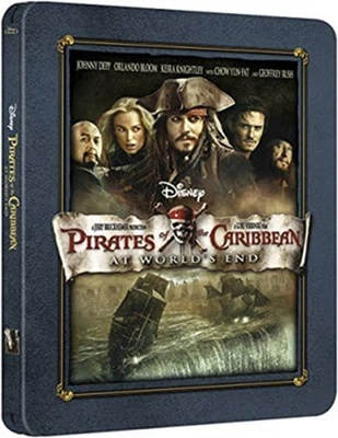 PIRATES OF THE CARIBBEAN AT WORLD'S END LIMITED EDITION STEELBOOK Blu Ray NEW R2 - Image 1 of 3
