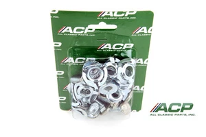 For 1965 1966 1967 1968 Mustang Complete Bumper Bolt Kit Deluxe 28 Piece Kit NEW - Foto 1 di 1