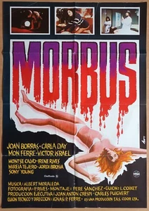 Morbus (o bon profit) ORIGINAL Spain '83 POSTER weird Spanish zombie Horror - Picture 1 of 2
