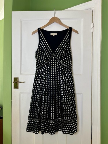 *ABITO DA COCKTAIL MICHAEL KORS NERO ARGENTO BORCHIATO IMPREZIOSITO DA SERA FESTA*