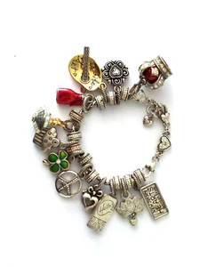 Brighton Charm Bracelet Charms Spacers Loaded Brighton Tin Included AUTHENTIC - Picture 1 of 6