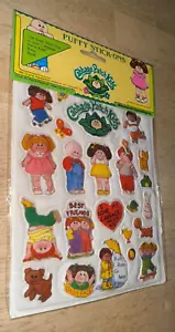 NUEVO 1983 Diamond Toymakers CABBAGE PATCH KIDS Estilo 1 Pegatinas Hinchadas Compañeros de Juego - Imagen 1 de 12