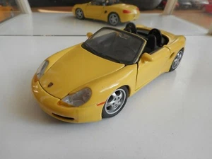 Maisto Porsche Boxster in Yellow on 1:24 - Imagen 1 de 2
