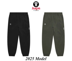 Aape By A Bathing Ape Men's Woven Jogger Pants 2025 Model MOONFACE AAPPTMB664XXO - Picture 1 of 12