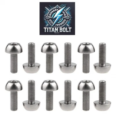 12 Titanium Front Disc Brake Rotor Mounting  Bolts Honda CBR1000RR 2004-2019 - Image 1 of 4