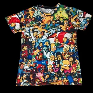 T-Shirt The Simpsons mehrcharakterig Collage Erwachsene groß? Ohne Marke - Bild 1 von 7