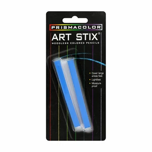 Prismacolor Woodless Colored Pencil Art Stix, Blue, 2/Pack (50388) - Picture 1 of 1