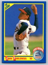 1990  Score #617 John Pawlowski Rookie Card